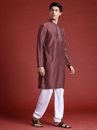 Anouk Woven Design Regular Kurta With Pyjamas