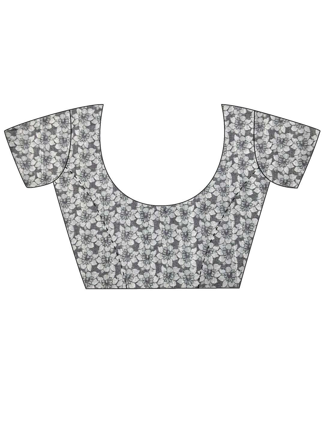 Saree mall Brown Kalamkari Printed Baluchari Saree