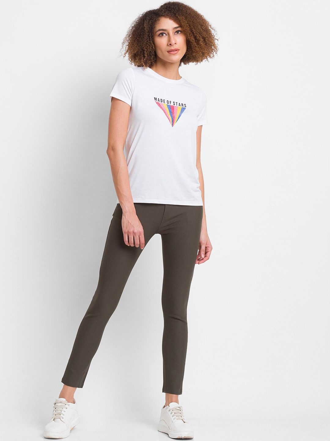 SPYKAR Women Green Track Pants