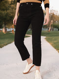 DressBerry Women Classic Touch Stretchable Frayed Cropped Jeans