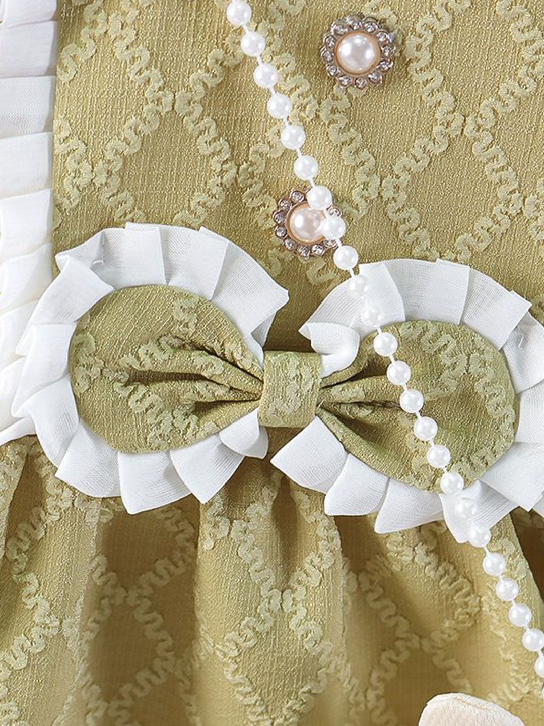 YK Girls Cotton Fit & Flare Dress