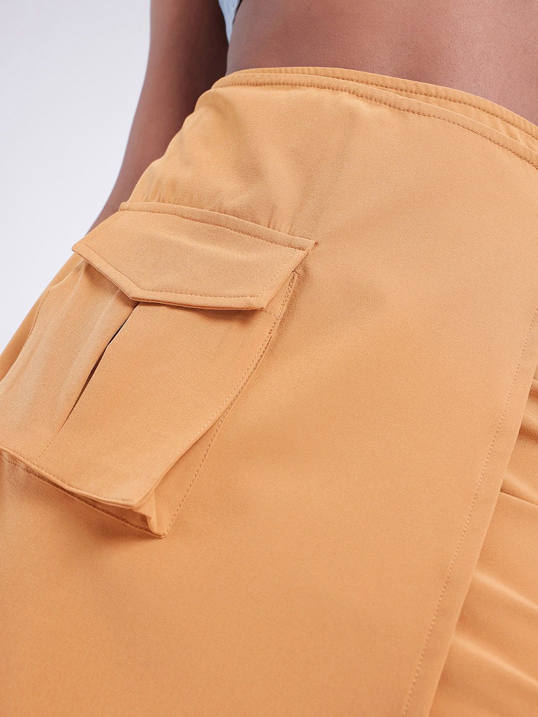 DressBerry Women Urban Hippie Wrap Mini Skirt