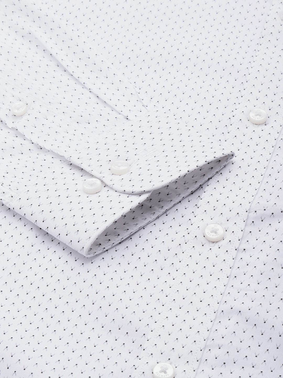 Raymond Pure Cotton Slim Fit Printed Formal Shirt