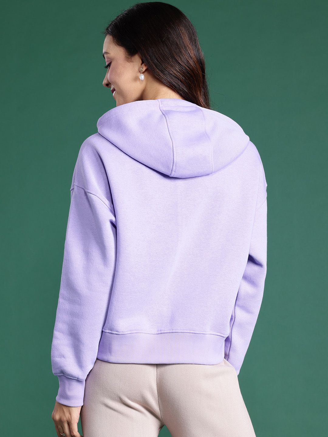 DressBerry Printed Hooded Sweatshirt