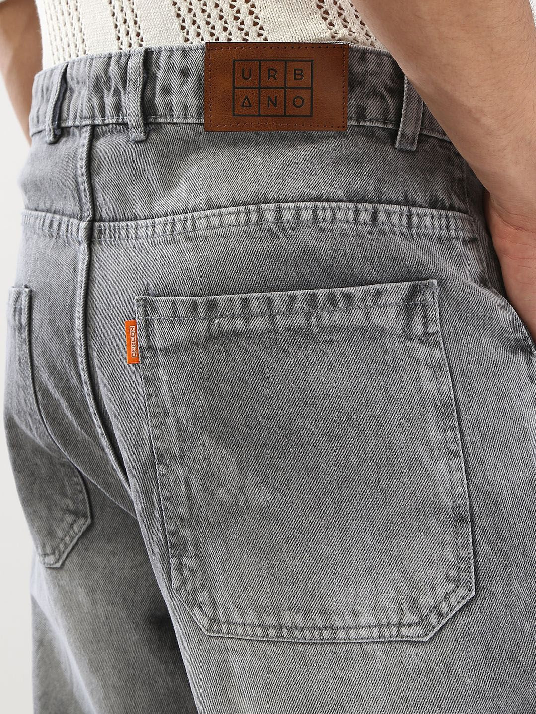 Urbano Fashion Men Loose Baggy Fit Carpenter Cargo Jeans With 6 Pockets Non-Stretchable