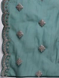 Indo Era Women Ethnic Motifs Embroidered Gotta Patti Kurta with Trousers & Dupatta