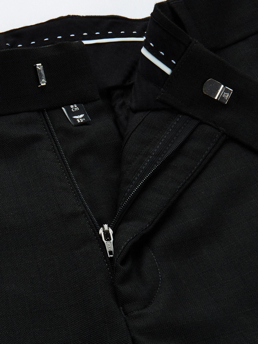 Park Avenue Men Black Trousers