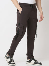 Spykar Men Straight Fit Mid-Rise Casual Track Pant