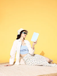 Berrylush White Floral Vacay Attire