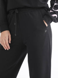 RAREISM Women Mid Rise Slim Fit Cotton Track Pants