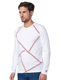 Being Human Geometric Printed Round Neck Pure Cotton Regular T-shirt