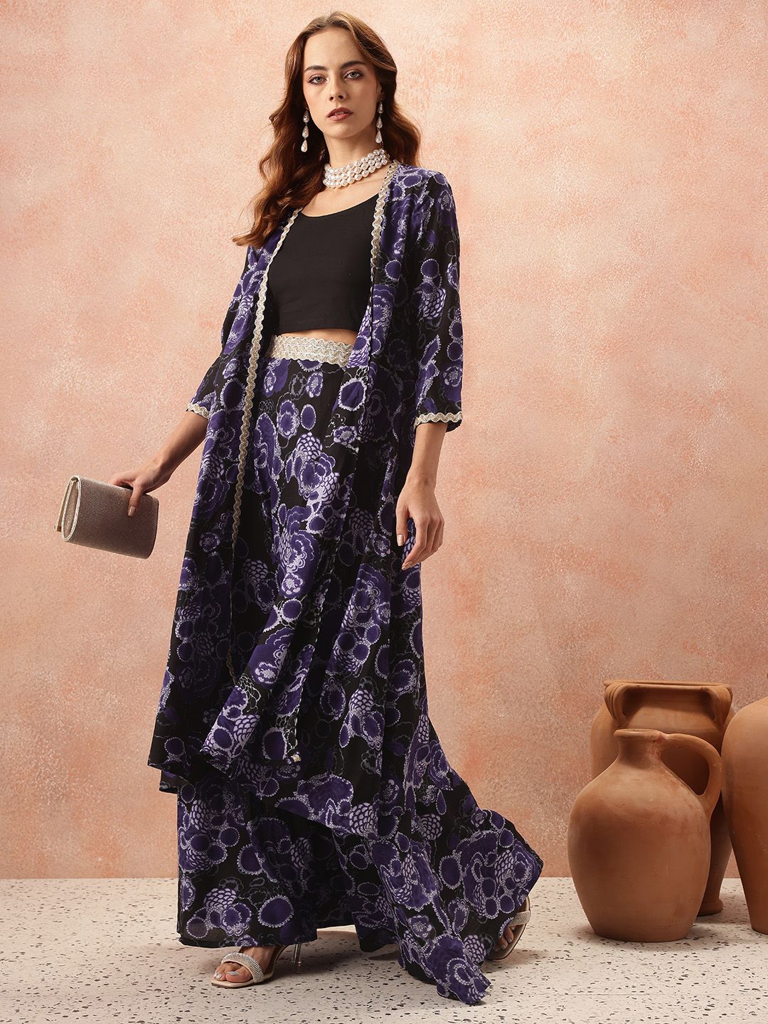 all about you Abstract Print Gotta Patti Ethnic Co-ords