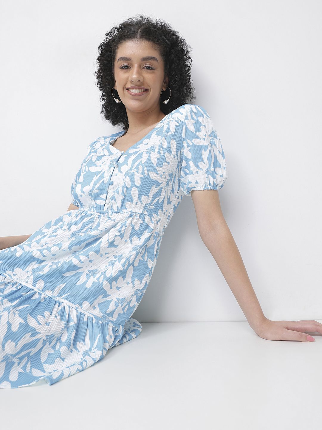 DressBerry Flower Power Tiered Layer Dress