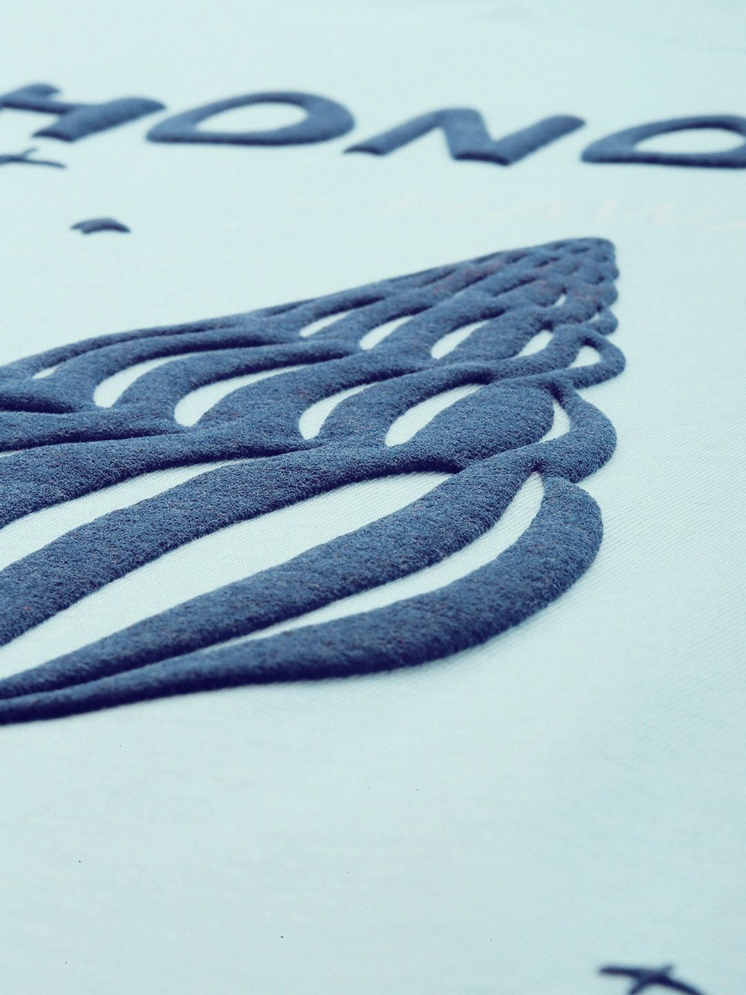 DILLINGER Graphic Printed Oversized Embossed Pure Cotton T-shirt