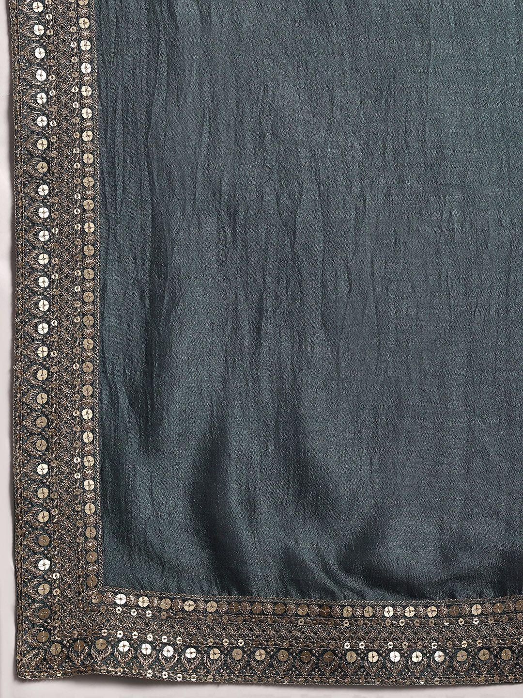 Libas Floral Embroidered Zari Kurta with Palazzos & With Dupatta