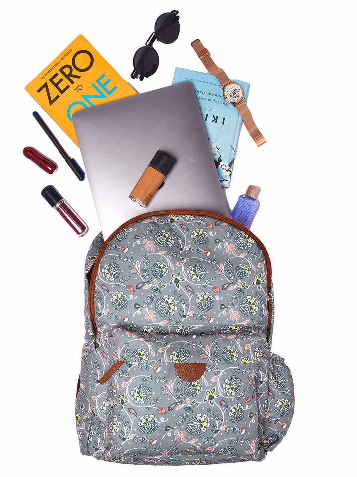 TEAL BY CHUMBAK Women Printed Light Weight Medium Back Pack