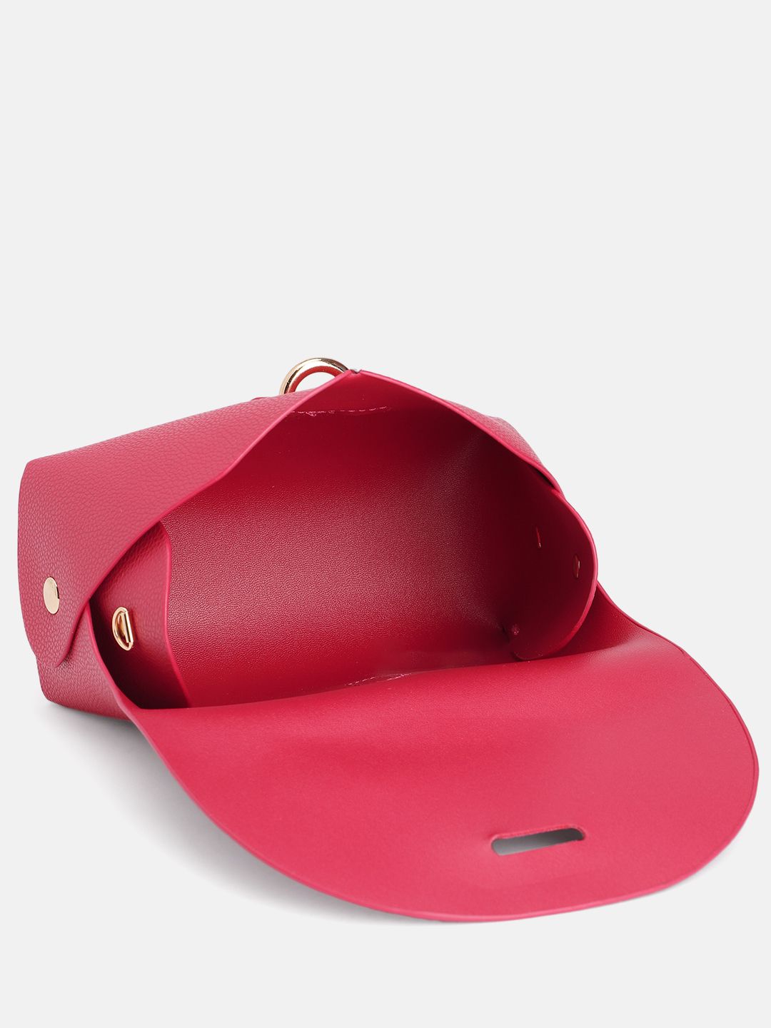 DressBerry Solid Structured Mini Sling Bag