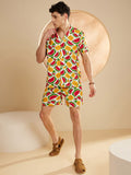 DENNISON The Vacay Mode Printed Shirt & Shorts