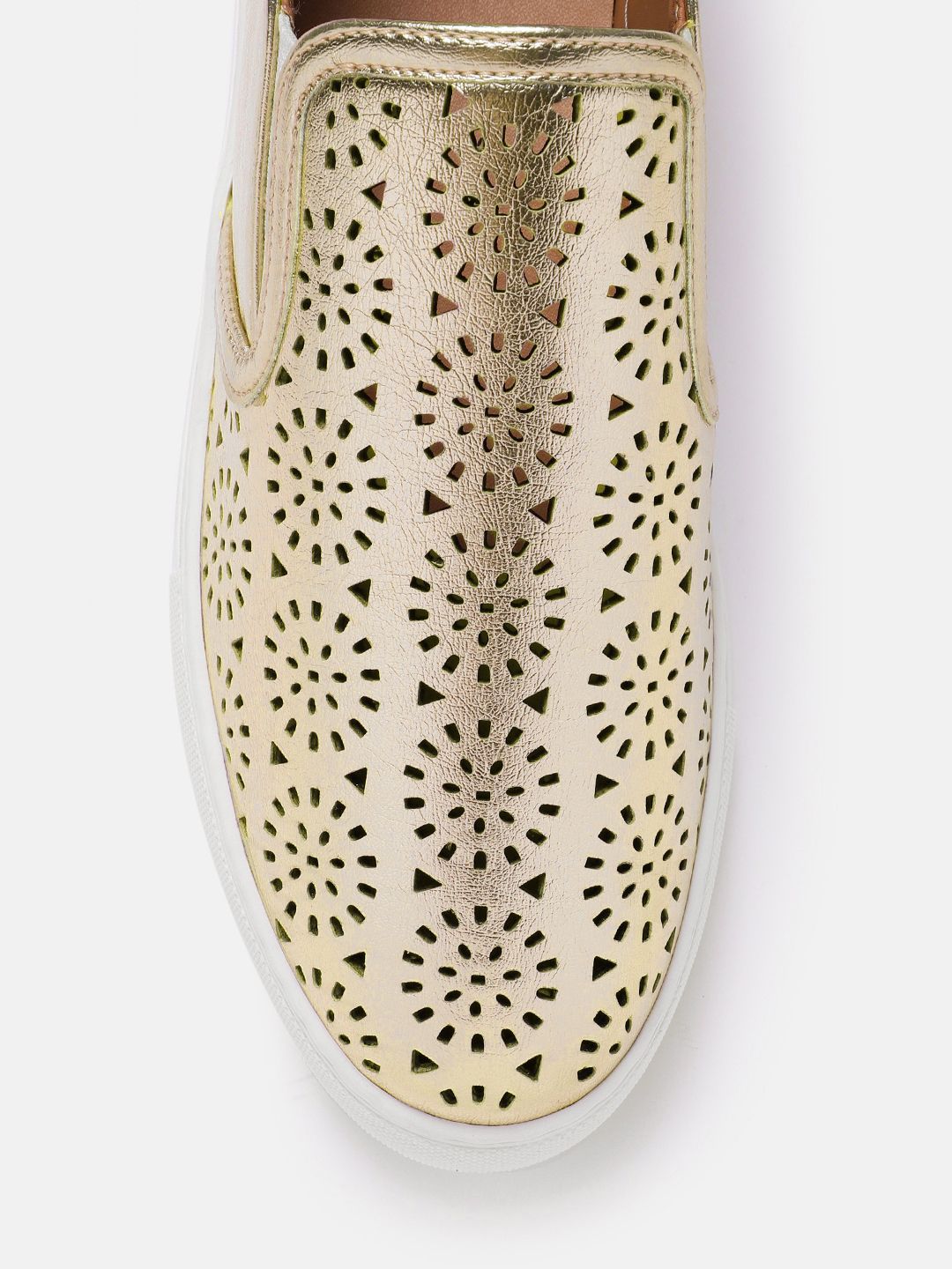 DressBerry Women Cut Work Slip-On Sneakers