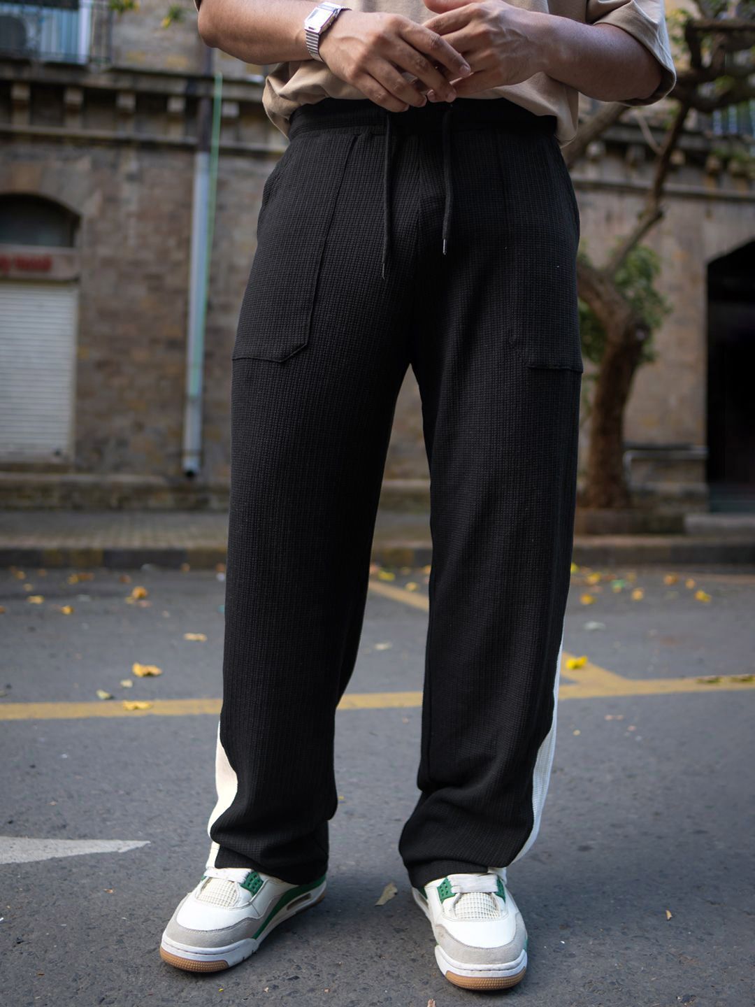 Powerlook Men Mid Rise Baggy Fit Track Pant