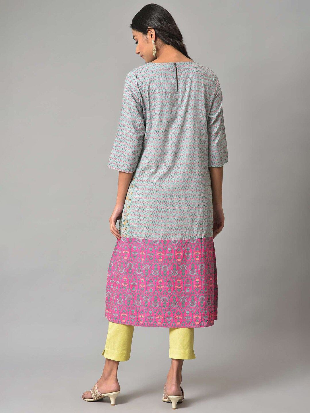 W Women Ethnic Motifs Printed Indie Prints Kurta