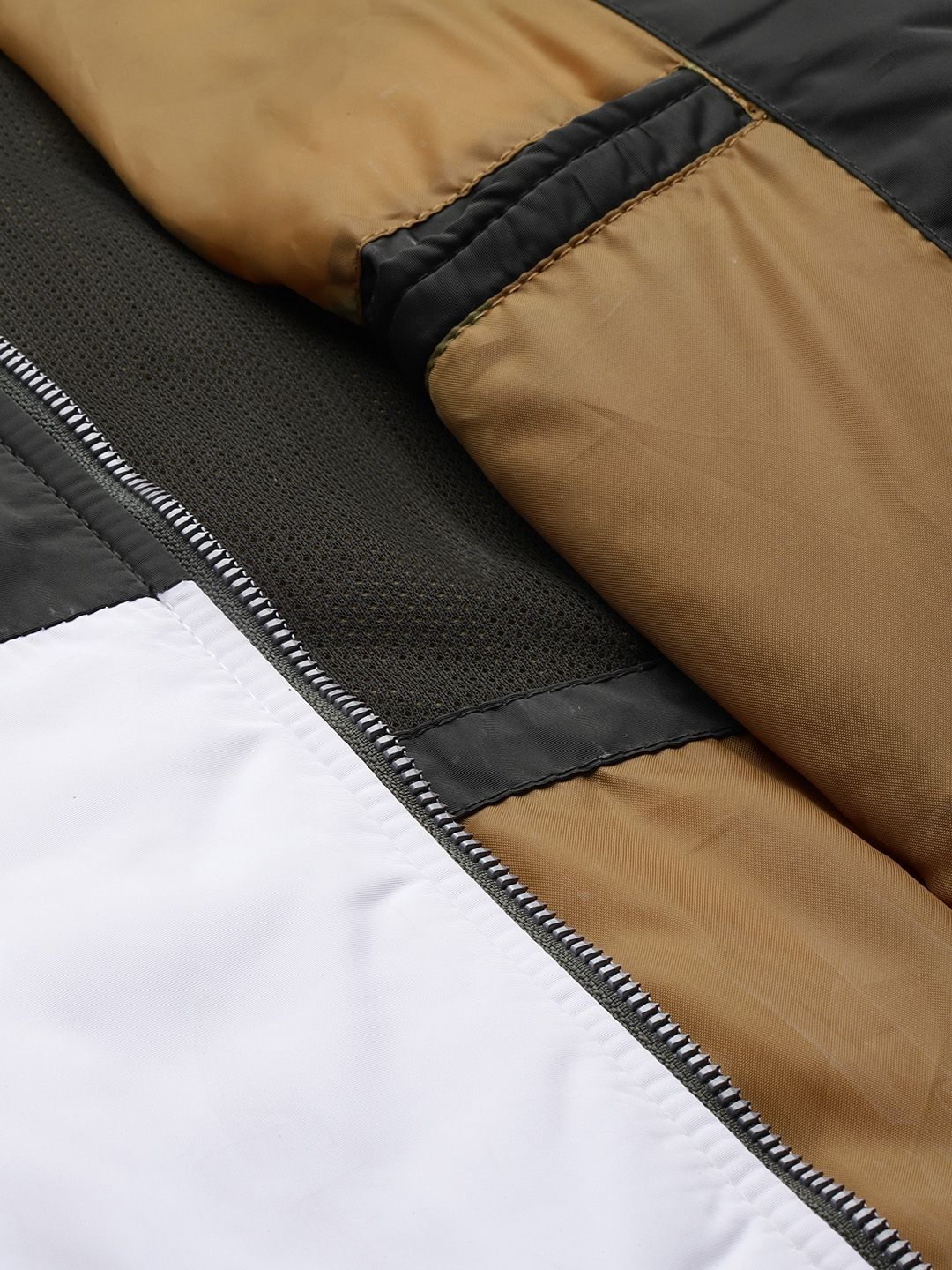 Monte Carlo Colourblocked Padded Jacket with Detachable Hood