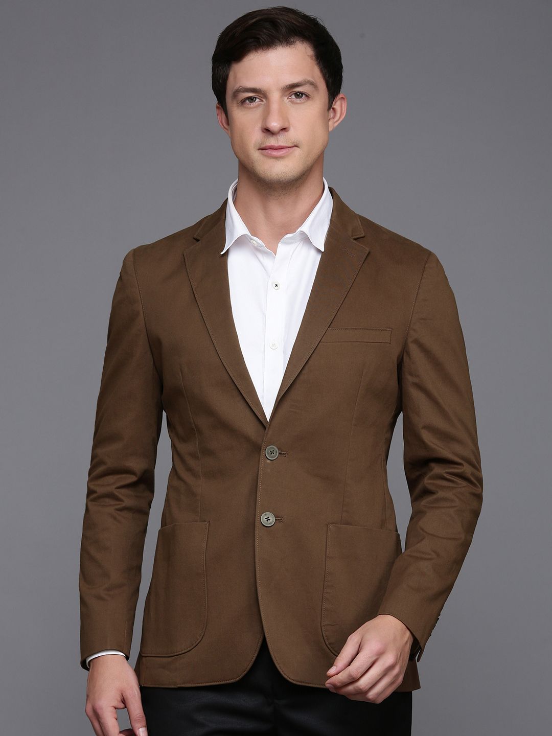 Raymond Contemporary-Fit Single Breasted Formal Blazer