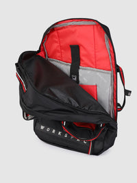 Gear Unisex Black Solid Workspace Hybrid Briefcase Backpack