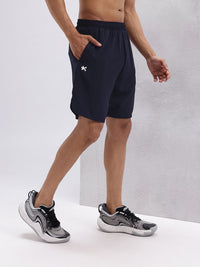 HRX by Hrithik Roshan Men Brand Logo Print Detail Mid-Rise Training Shorts