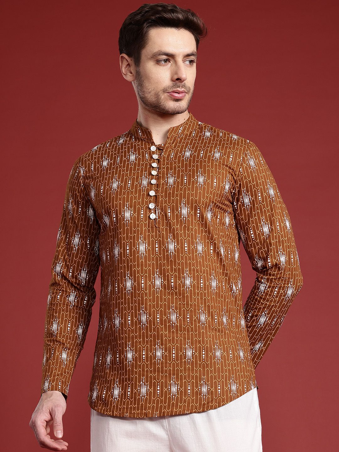 Anouk Geometric Printed Kurta
