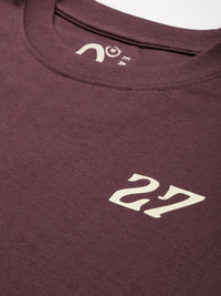 Being Human Typography Printed Drop-Shoulder Sleeves Pure Cotton T-shirt