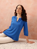 all about you Mandarin Collar Top