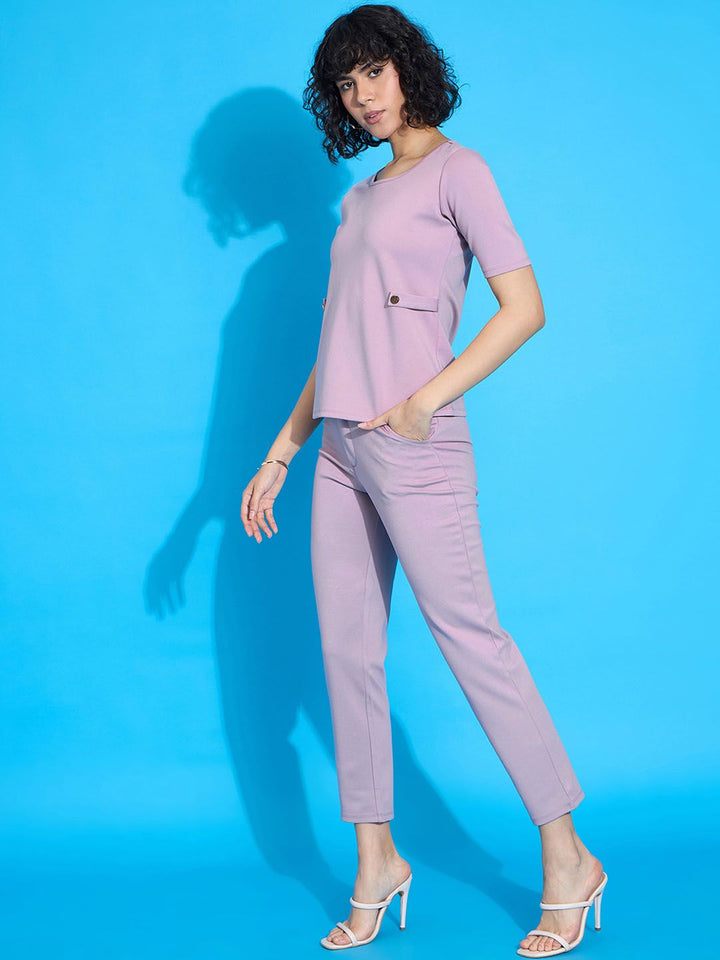 SASSAFRAS worklyf Short Sleeves Top With Trouser
