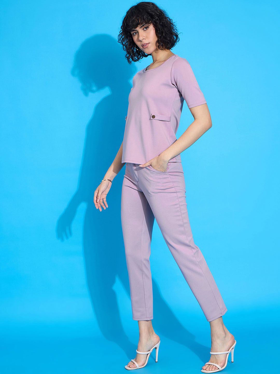 SASSAFRAS worklyf Short Sleeves Top With Trouser
