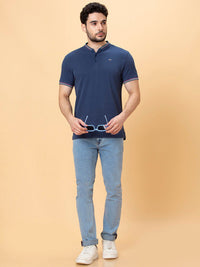 Being Human Henley Neck Casual T-shirt