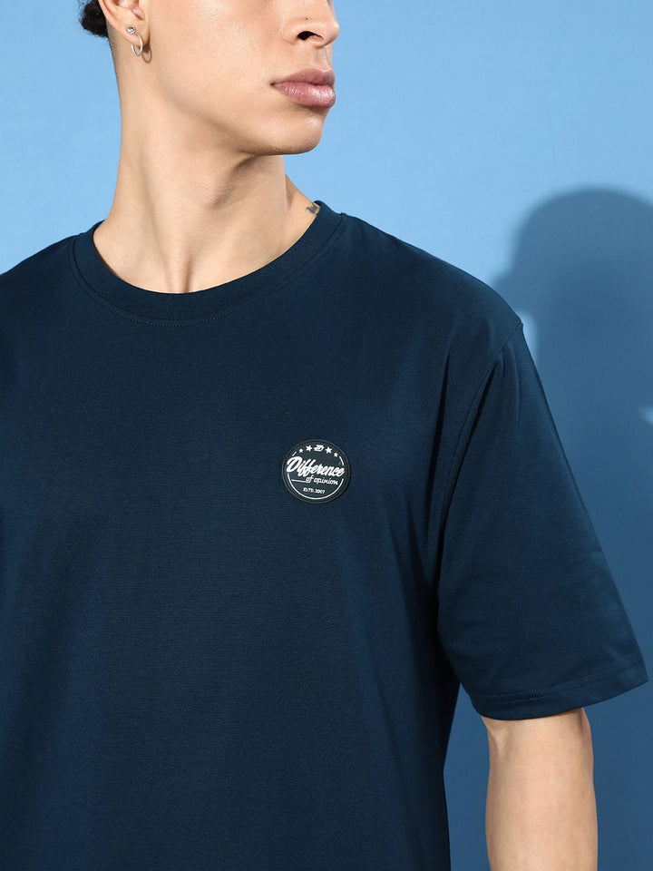 Difference of Opinion Printed Oversized Pure Cotton T-shirt