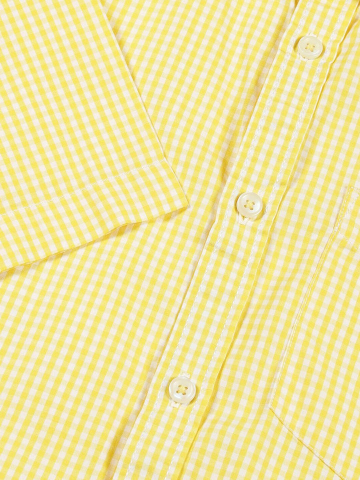 Thomas Scott Standard Slim Fit Checked Pure Cotton Casual Shirt