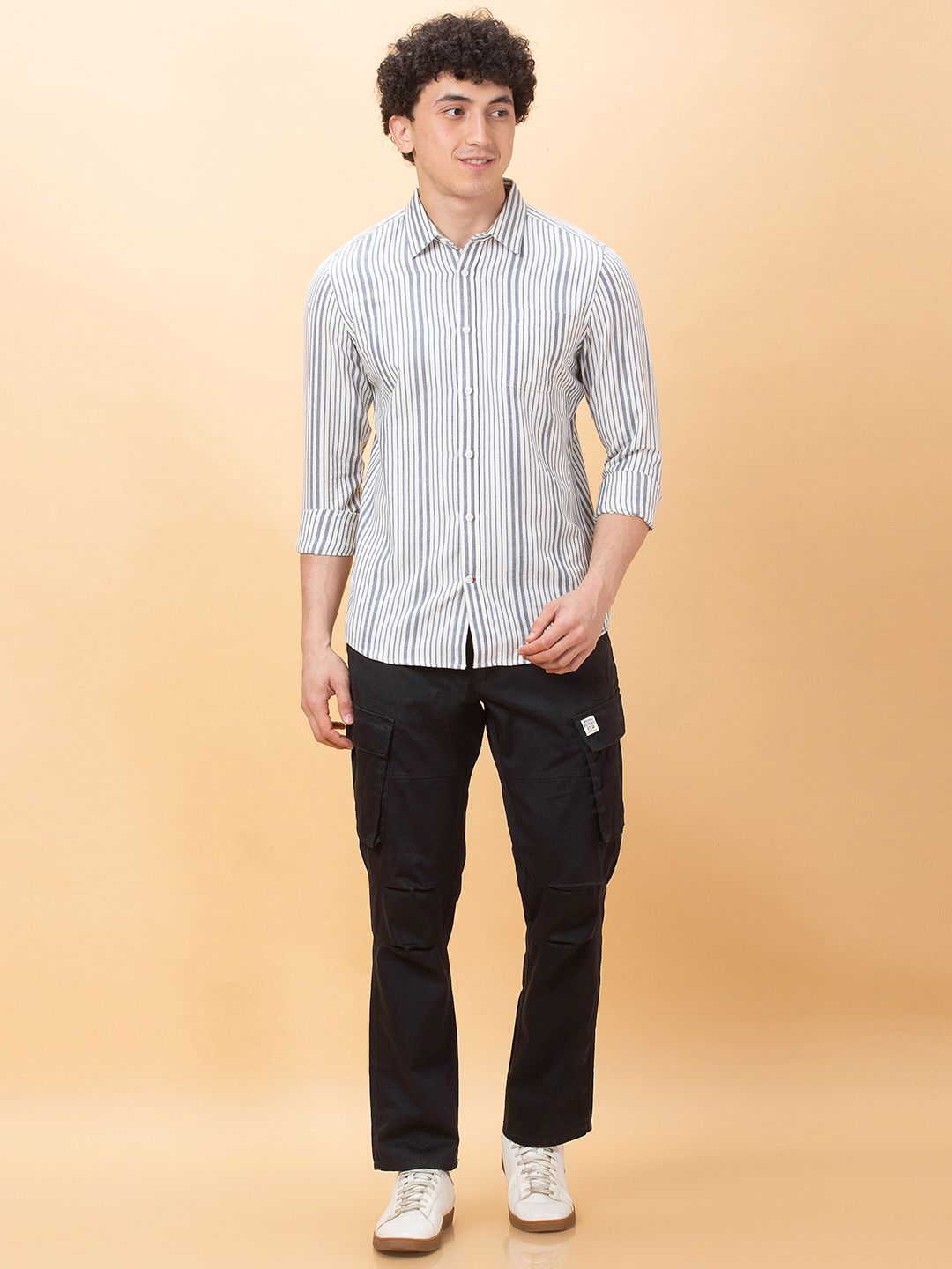 Being Human Men Easy Fit Cargos Trousers