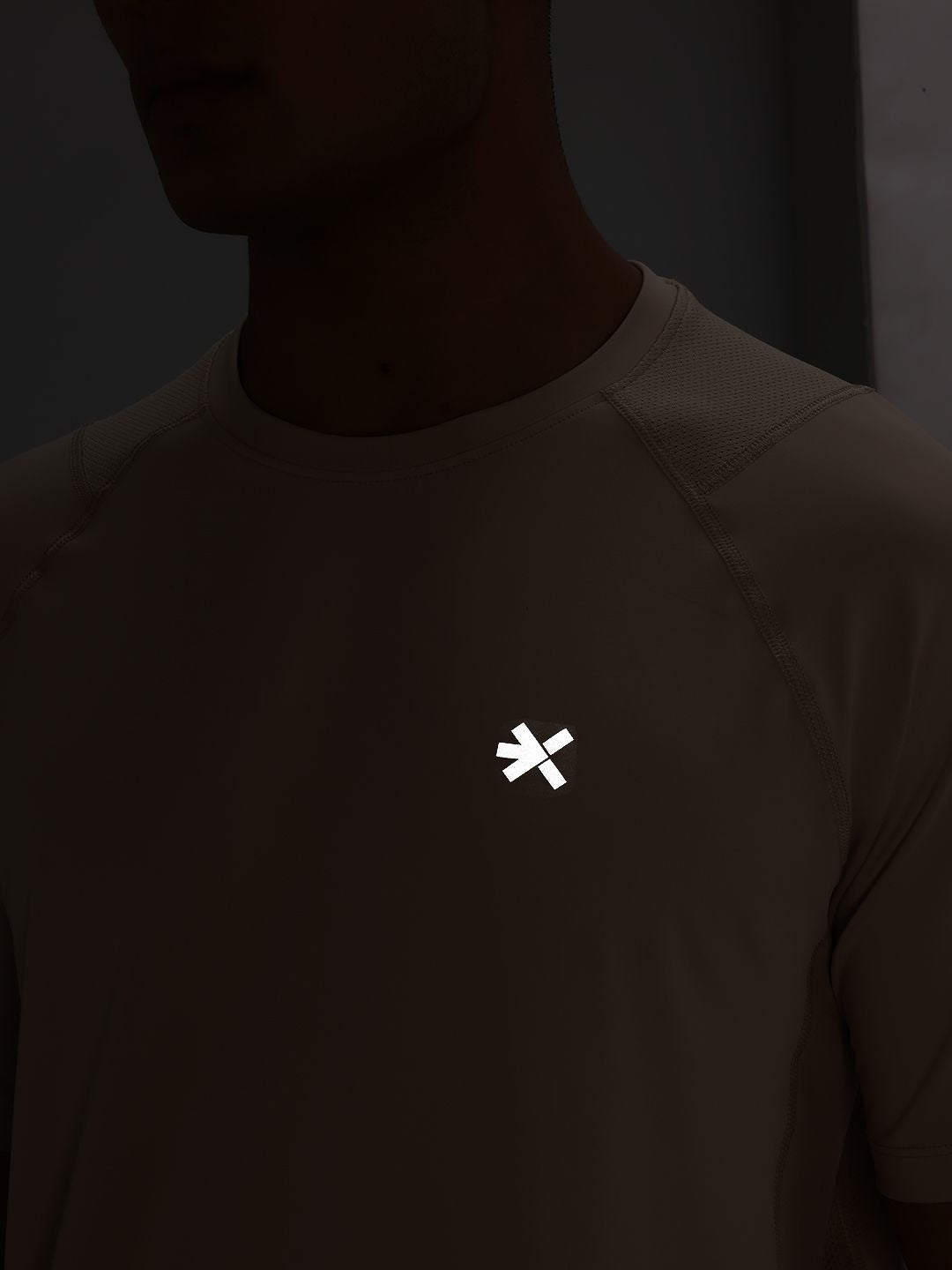 HRX by Hrithik Roshan Mesh Panel Back Rapid-Dry Training T-shirt