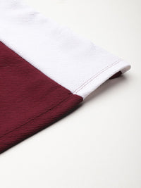 DressBerry Colourblocked High-Rise Wide Leg Trousers