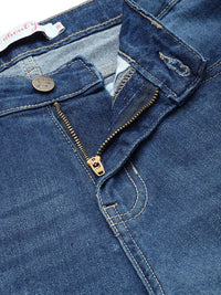 all about you Women Slim Flared Bootcut High-Rise Light Fade Stretchable Jeans