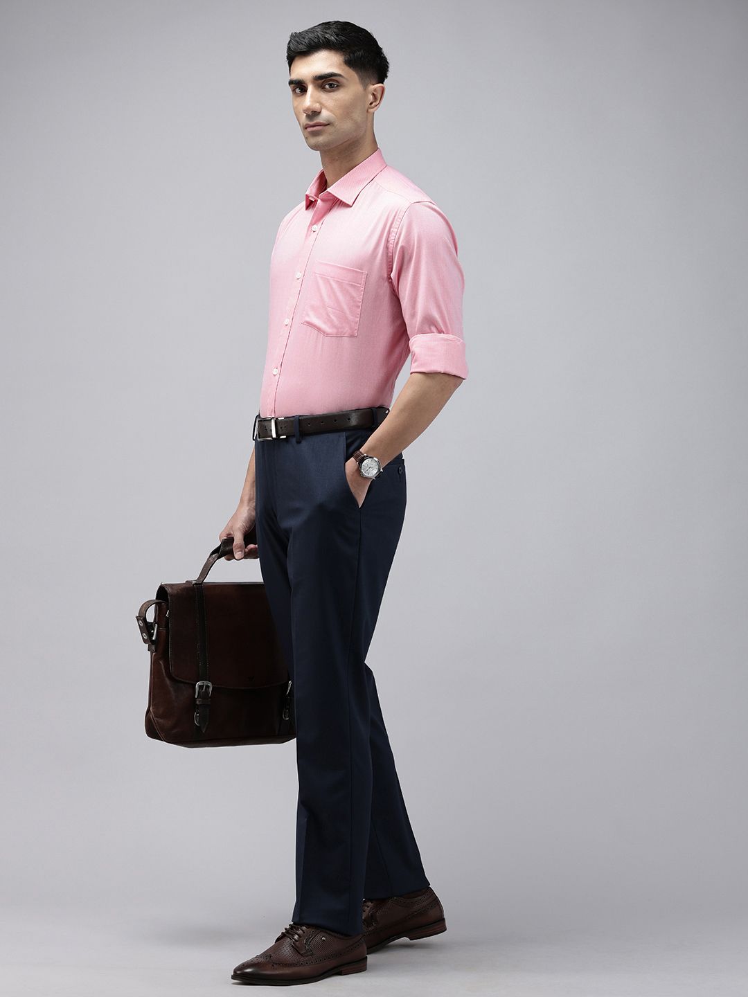 Park Avenue Textured Pure Cotton Formal Shirt