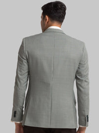 Raymond Checked Contemporary Fit Single-Breasted Blazer
