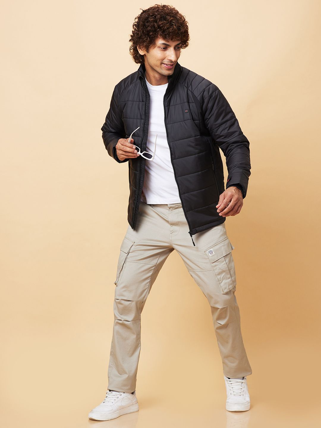 Being Human Printed Hooded jacket