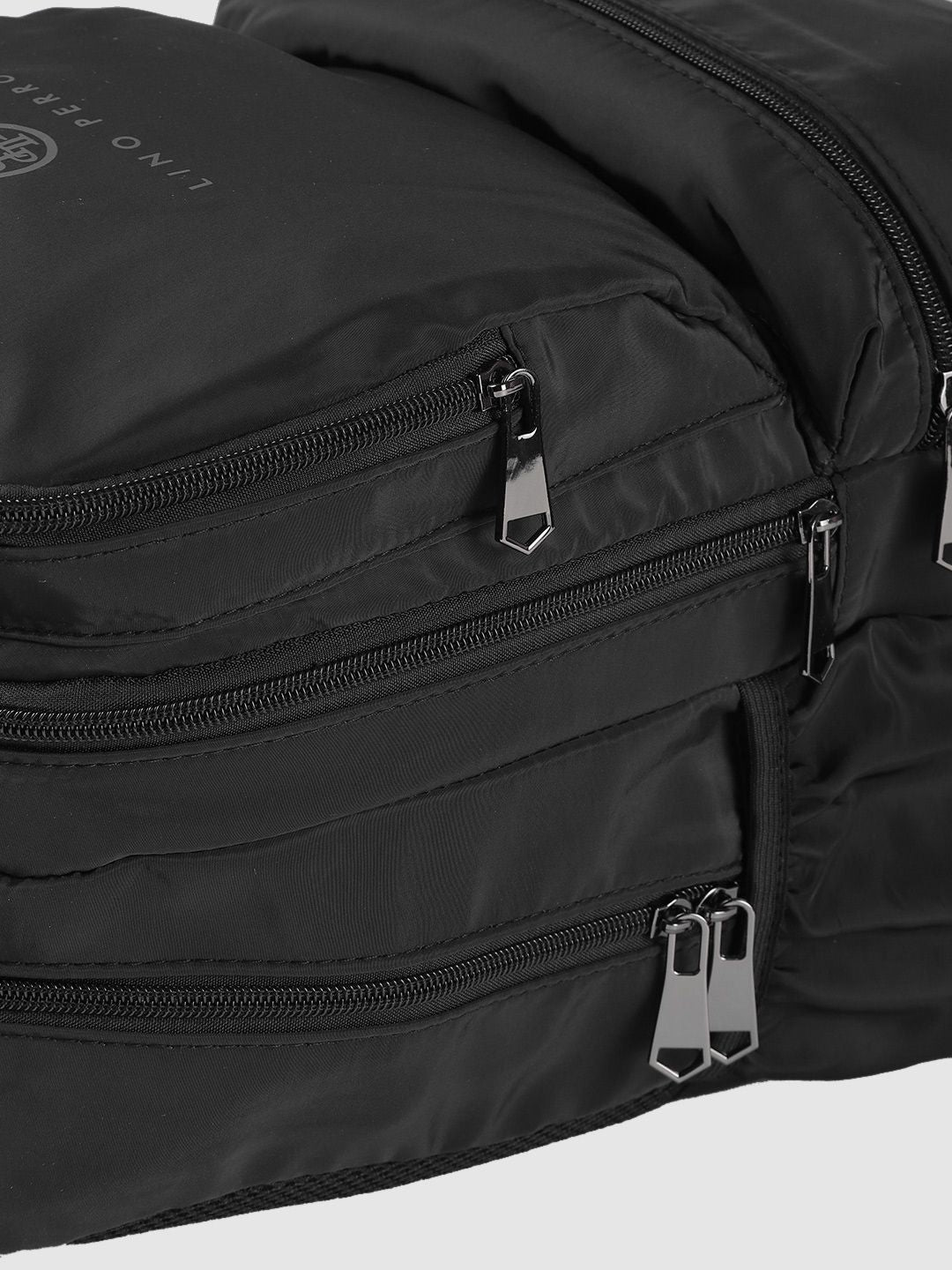 Lino Perros Women Black Solid 16 Inch Laptop Backpack