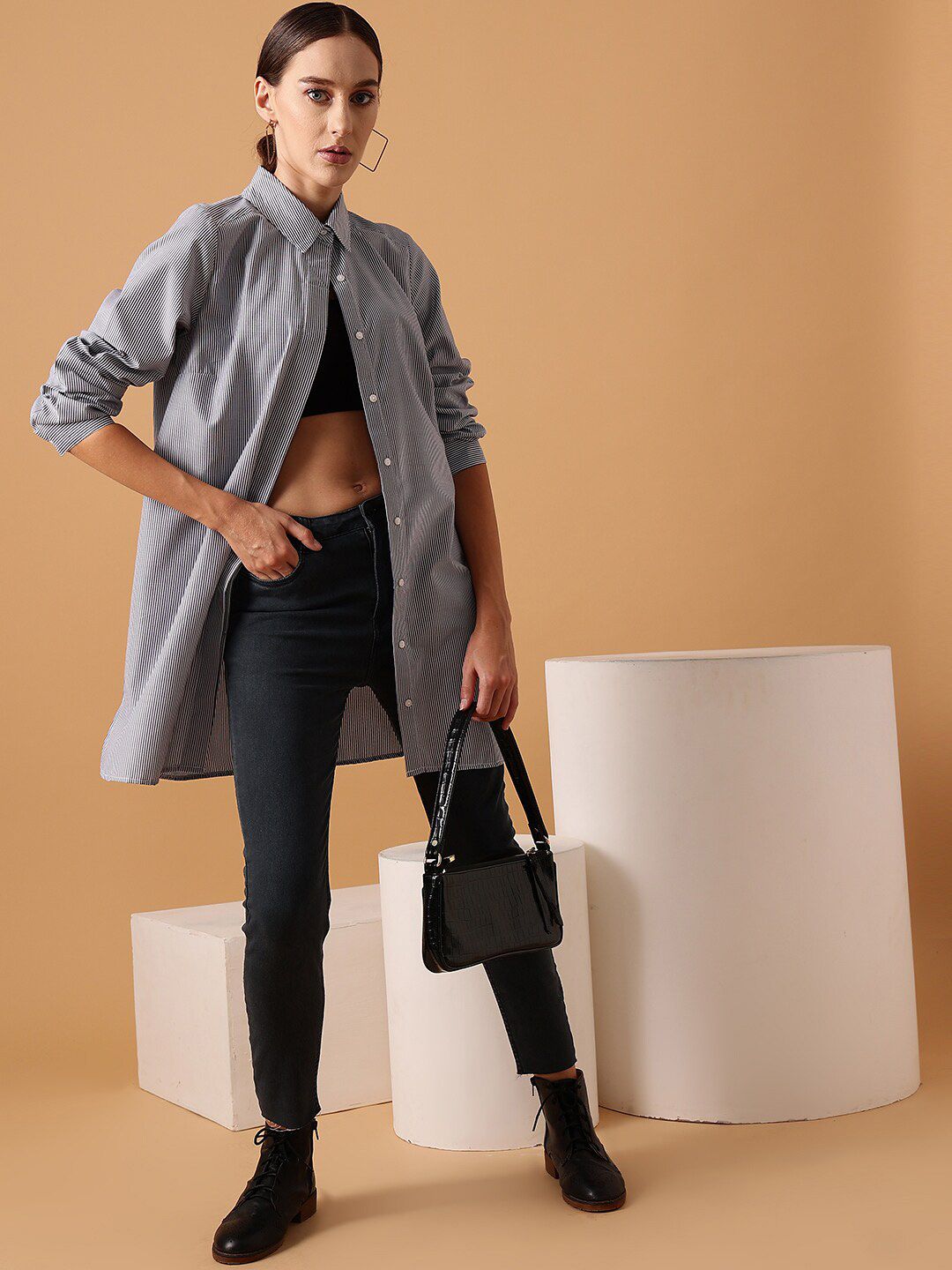 STREET 9 BASICS Women Narrow Slim Fit Clean Look Stretchable Jeans