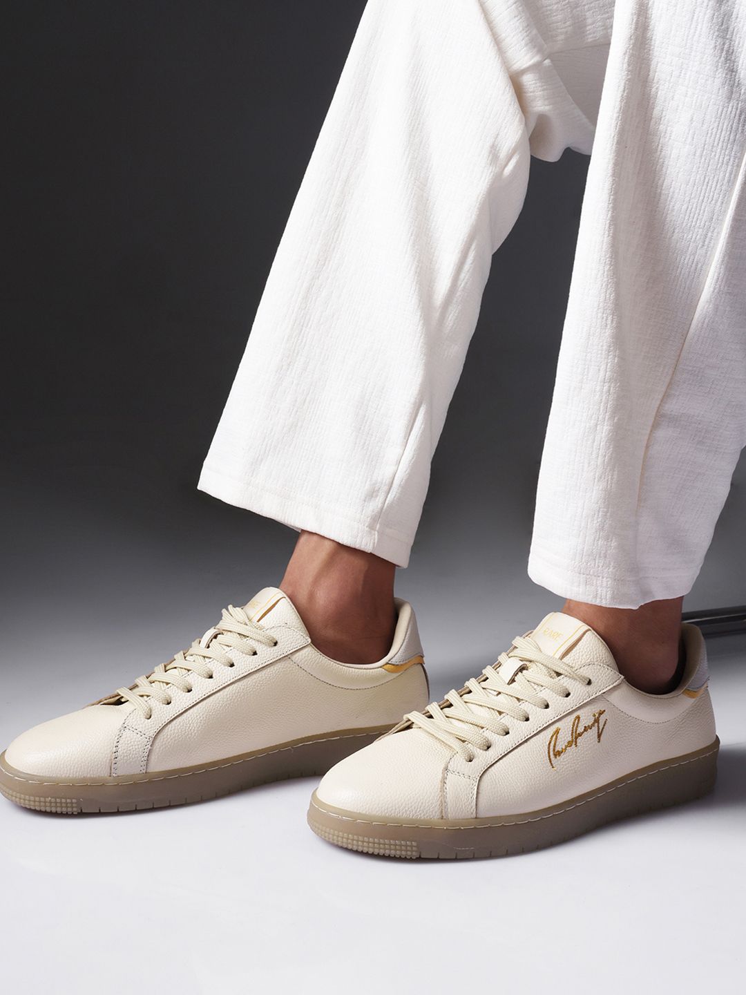 RARE RABBIT Men Leather Sneakers