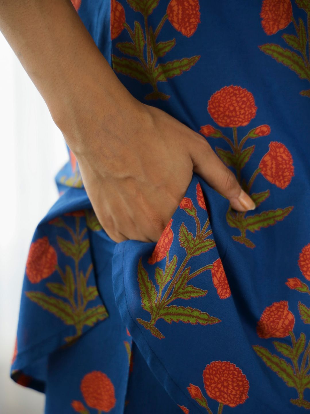 SANSKRUTIHOMES Floral Printed Pure Cotton Night suit