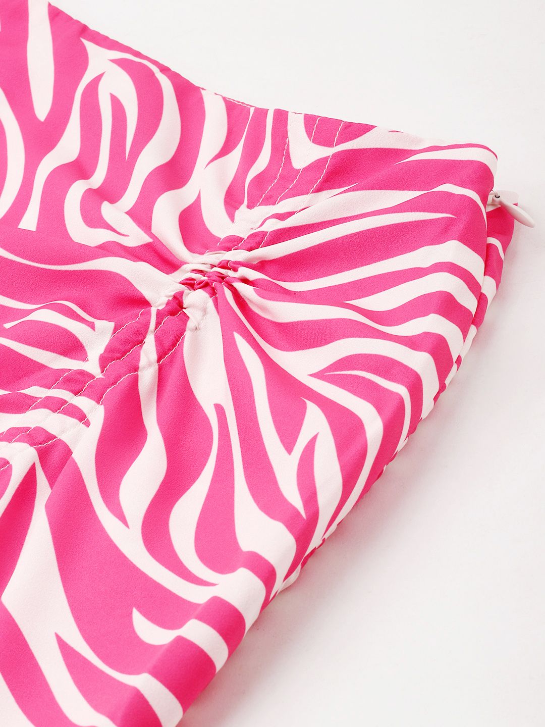 DressBerry Animal Print Barbiecore Midi Skirt