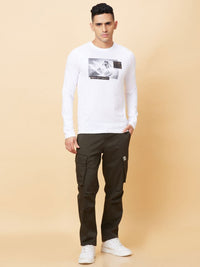 Being Human Men Printed Pure Cotton T-shirt